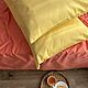 Мако-сатин из египетского хлопка оранжевый терракотовый яркий хлопок. Ткани. ЗОЛУШКА ✂️ Ткани для дома. Ярмарка Мастеров.  Фото №4