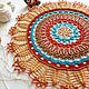 Order Crocheted napkin 'Winter sun'. Crochet doilies-Elena Strokina (elenastrokina). Livemaster. . Doilies Фото №3