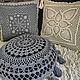 Вязаные подушки. Подушки. Вязаные истории (svetalunina). Ярмарка Мастеров.  Фото №4