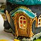 Домик - подсвечник. Домики. HOME CERAMICS. Интернет-магазин Ярмарка Мастеров.  Фото №2