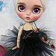 Кукла Блайз кастомная. Балерина Чёрный Лебедь. Custom Blythe Doll. Шарнирная кукла. My_Wonderful_Blythe. Интернет-магазин Ярмарка Мастеров.  Фото №2