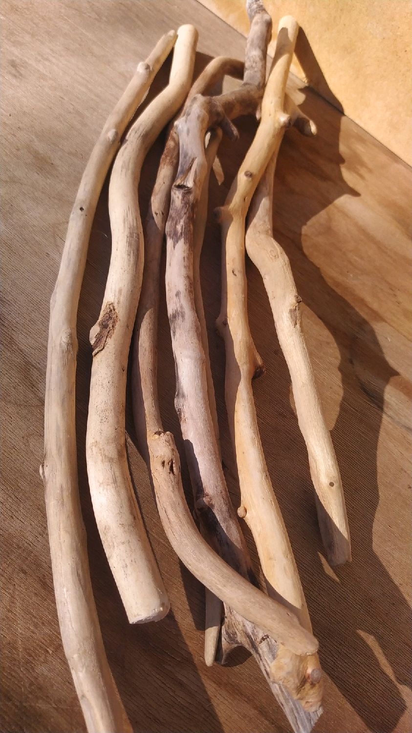 Набор коряг дрифтвуд driftwood для декора или макраме, Природные материалы, Горячий Ключ,  Фото №1