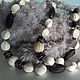 "Je t'aime" деревянные бусы. Колье. Jewelry_Elize Украшения от Елизаветы (UkrasheniyaLise). Ярмарка Мастеров.  Фото №5