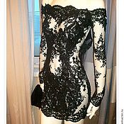 Одежда handmade. Livemaster - original item Dress black lace 3D 