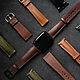 Leather watchband flat. Watch Straps. odalgoods (odalgoods). My Livemaster. Фото №5