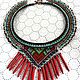  Pocahontas. Necklace in an ethnic style made of beads. Necklace. IrinaSkripkaMBeads. My Livemaster. Фото №5