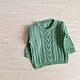 Children's knitted sweater 1-2 years old. Sweaters and jumpers. handmade for baby (alenka3). My Livemaster. Фото №4