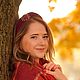 Заказать Кокошник бордовый Красавица. Короны от OLGA IGNATEVA. Ярмарка Мастеров. . Кокошники Фото №3