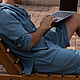 Рубашка/туника мужская пляжная из муслина большие размеры. Рубашки мужские. Natali-nzm. Интернет-магазин Ярмарка Мастеров.  Фото №2