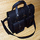 Leather bag 'BIG BLACK'. Classic Bag. NETABUKVA. Online shopping on My Livemaster.  Фото №2