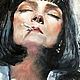 Order The Girl with the Cigarette, Pulp fiction, Uma Thurman, picture. myfoxyart (MyFoxyArt). Livemaster. . Pictures Фото №3