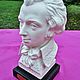 Винтаж: Антикварный бюст Mozart бисквитный фарфор Goebel Германия. Статуэтки винтажные. Антиквариат и винтаж из Франции. Ярмарка Мастеров.  Фото №6