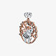 Кулон "Слоник и семейные узы" из золота 585 с бриллиантами. Кулон. FANTASY JEWELS. Интернет-магазин Ярмарка Мастеров.  Фото №2