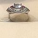 Кольцо с природным сапфиром без обработки 1.34ct, 925. Кольца. OLVIKSOL JEWELRY STORE. Ярмарка Мастеров.  Фото №6