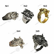 Фен-шуй и эзотерика handmade. Livemaster - original item Rings, Rings Wolves (to choose from). Handmade.