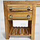 Тумба в ванную из массива дерева SELECT. Тумбы. Мебельный бутик (Wofurniture). Ярмарка Мастеров.  Фото №8