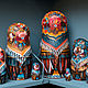 Матрёшка 7ми местная Russian Matryoshka. Матрешки. Охтенская слобода. Ярмарка Мастеров.  Фото №6