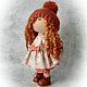 Олеся 30 см текстильная интерьерная куколка. Интерьерная кукла. Variato handmade. Интернет-магазин Ярмарка Мастеров.  Фото №2