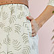 Order White linen dress with wings, print-lapnik. molinialife. Livemaster. . Dresses Фото №3