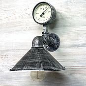 Настольная лампа-органайзер в стиле Лофт (Loft), Индастриал, Рустик