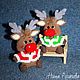 Order Christmas deer. Deer knitted. Nina Rogacheva 'North toy'. Livemaster. . Stuffed Toys Фото №3
