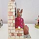 Винтаж: Часы "Семейное время", Bunnykins, Royal Doulton. Статуэтки винтажные. Елена thing_with_history. Ярмарка Мастеров.  Фото №4