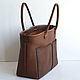 Handmade leather handbag art 97 Persona, Classic Bag, Moscow,  Фото №1
