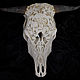 The bull's skull carved 'Keeper of the forest', Interior masks, Moscow,  Фото №1