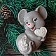 Soap Mouse with heart, Soap, Moscow,  Фото №1
