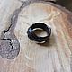 A ring carved of black wood. Rings. Woollywood_woodcarving. My Livemaster. Фото №4