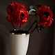 Розы 'Триумф' цветы из шелка букет, Композиции, Нижний Новгород,  Фото №1