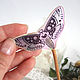 Wooden Beech Hairpin with Butterfly Moth Holography. Hairpin. WonderLand. Online shopping on My Livemaster.  Фото №2
