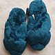 Women's Sheepskin Flip-flops Emerald High Sole. Slippers. Warm gift. Online shopping on My Livemaster.  Фото №2