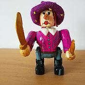 Wooden toy Scarecrow (19,0 cm) based on the fairy tale of Volkov