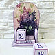 Perpetual calendar lilac. Calendars. alinadecor (alinadecor). My Livemaster. Фото №5