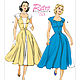 B6211 SEWING PATTERN Vintage Dress 1950's Retro 1953, Sewing patterns, St. Petersburg,  Фото №1