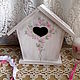 Box-birdhouse 'In the Bush climbing roses' Painting. Storage Box. Things history. Online shopping on My Livemaster.  Фото №2