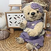 TEDDY PANDA BEAR - Collectible handmade toy