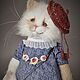 AUGUST Author's toy cat cat, Stuffed Toys, Vologda,  Фото №1