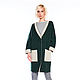Кардиган Зеленый. Кардиганы. Elena Gorokhova brand. Ярмарка Мастеров.  Фото №4