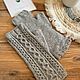 Митенки вязаные. Митенки. MY FLOWER KNITTING. Ярмарка Мастеров.  Фото №4