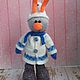 Winter Bunny. Stuffed Toys. irina-iren. Online shopping on My Livemaster.  Фото №2