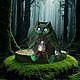 Заказать Зелёная Сова. Целитель. Fattucchiera999 Куклы с душой. Ярмарка Мастеров. . Дух-помощник Фото №3