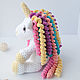Unicorn rainbow, fabulous unicorn, gift idea for a girl, Stuffed Toys, Penza,  Фото №1