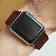 Ремешок для часов Apple Watch "Шоколад". Ремешок для часов. Часовые ремешки (Елена). Ярмарка Мастеров.  Фото №6