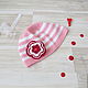 Order hats baby: Panama hat for a girl pink with a flower. babyshop. Livemaster. . Baby hat Фото №3