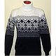 Norwegian sweater ornament knit Dolcini, Sweaters, Moscow,  Фото №1