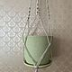 Кашпо подвесное для цветов макраме. Элементы интерьера. Elantahandmade. Ярмарка Мастеров.  Фото №8