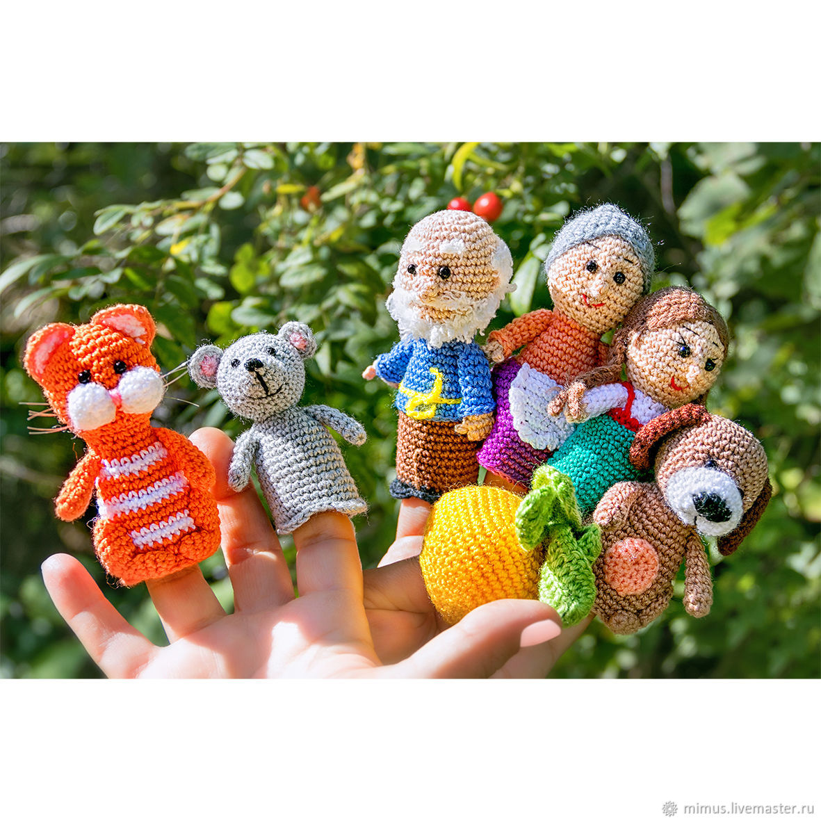 Куклы перчатки для домашнего кукольного театра
