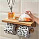 Toilet paper holder for two rolls in natural color. Holders. Foxwoodrus. Online shopping on My Livemaster.  Фото №2